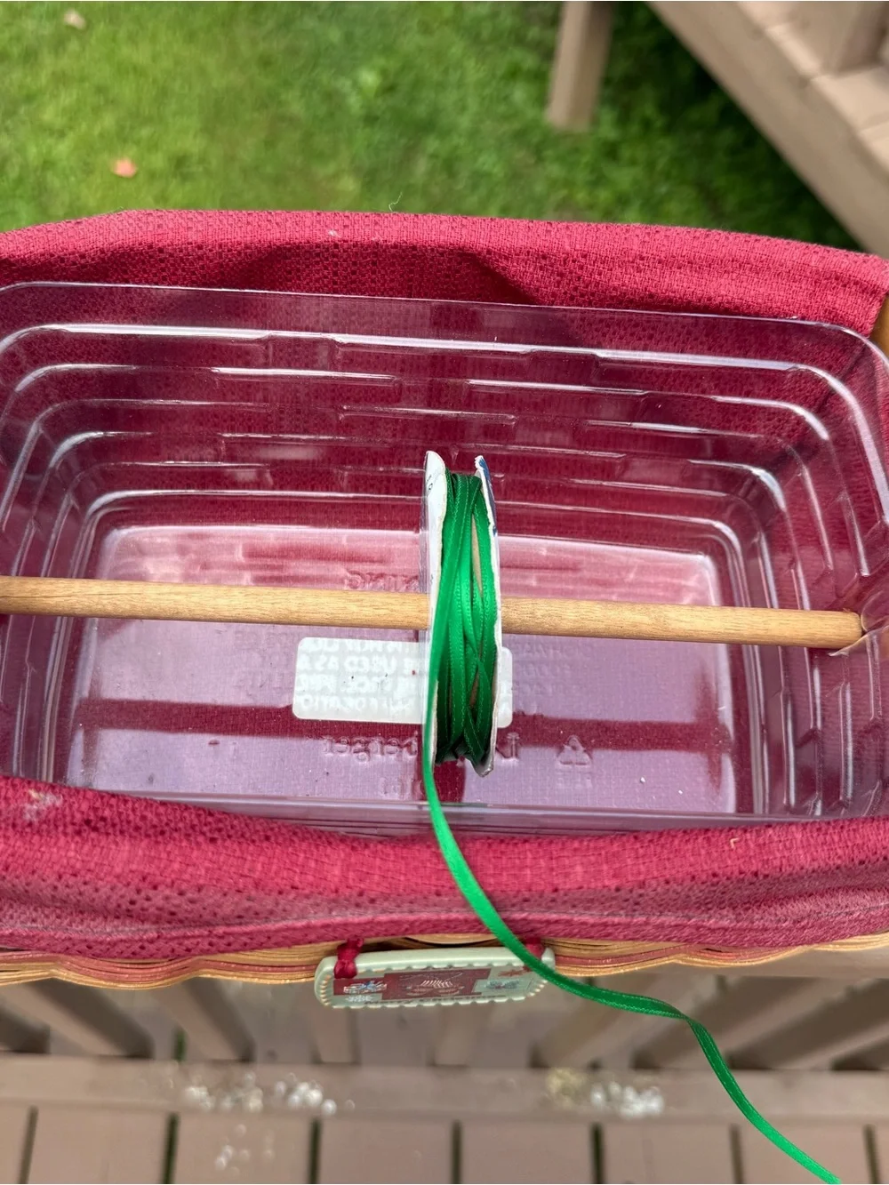 Longaberger pink 2002 basket
